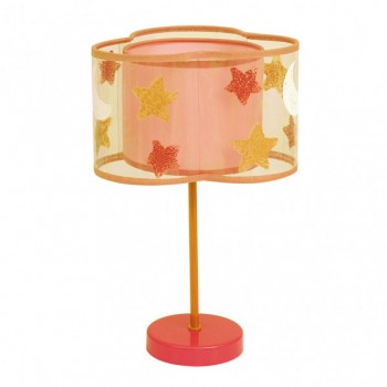 Distribuidor - Lâmpadas Diversas | Sobre Mesas Infantil | SOBREMESA INFANTIL ASTROS NARANJA 1XE14 (35X22) Ref: 039571004